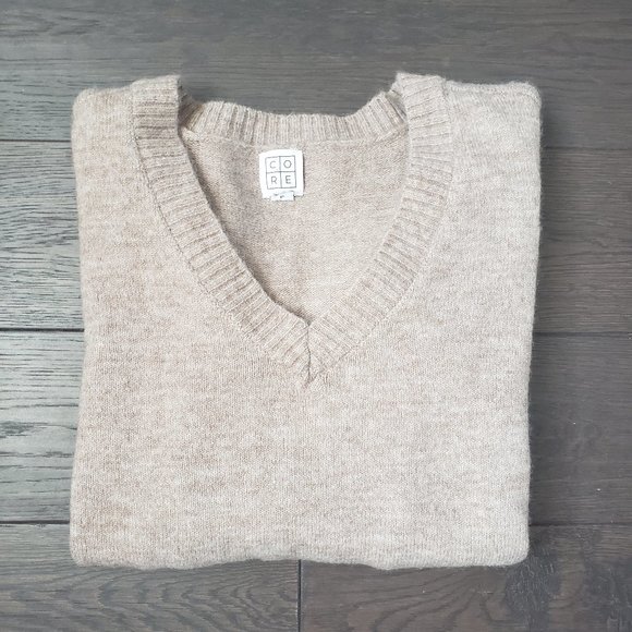 CORE Life Oversized V Neck Neck Sweater - Picture 5 of 6